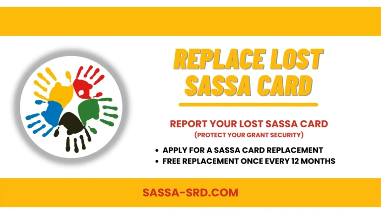 Replace Your Lost SASSA Card