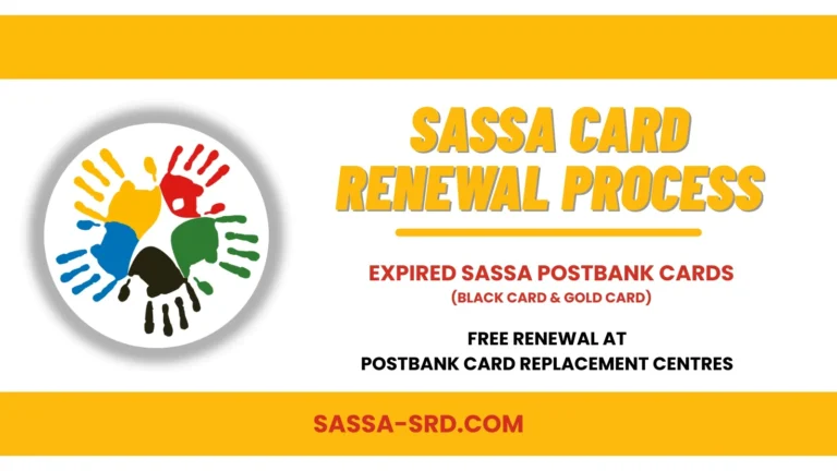 SASSA Card Renewal Process