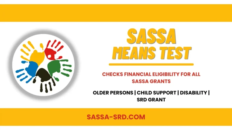 SASSA Means Test