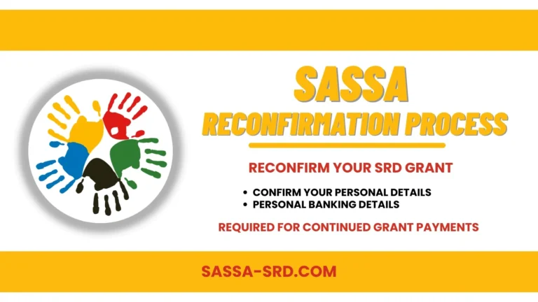 SASSA Reconfirmation for SRD Grant